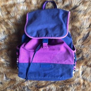 Vera Bradley African Violet Canvas Backpack